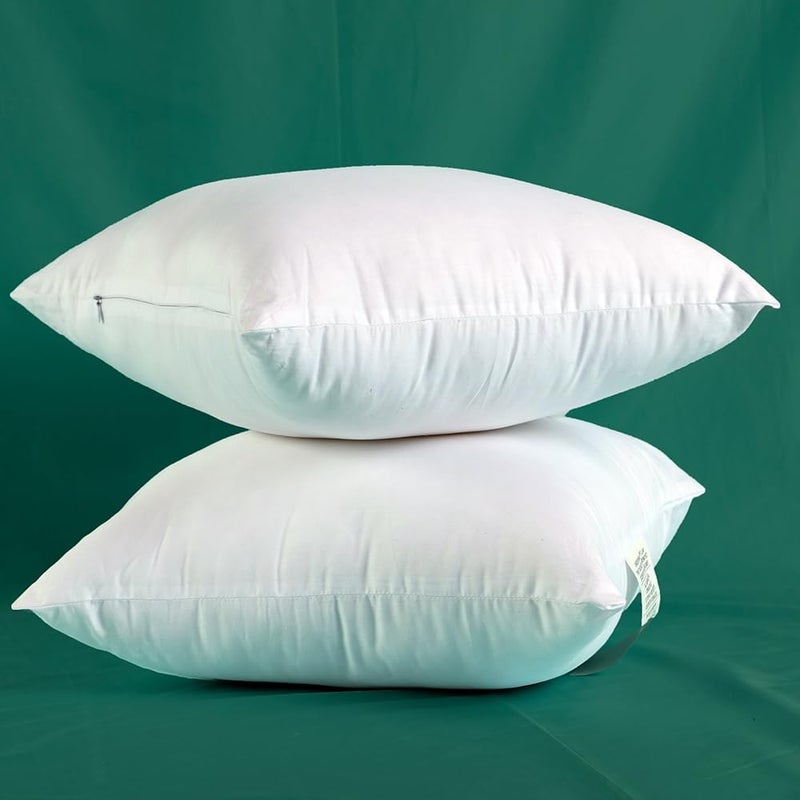 Winighting Set of 2 Plump Cotton Fabric Throw Pillow Inserts, Filler for Decorative Cushion Cover, 12 X 20 Inches, There are Multiple Sizes to Choose from - Image 2